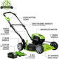 40V 19" Cordless Battery Push Lawn Mower 3PC Combo Kit w/ 4.0Ah Battery & Charger