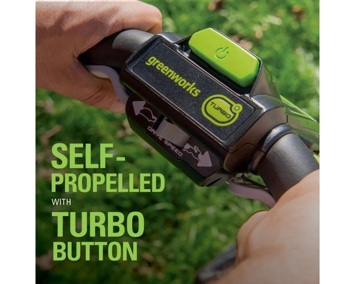 48V (24V x 2) 21" Cordless Battery Self-Propelled Mower & Blower Combo Kit w/ (3) Batteries & Chargers