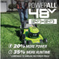 48V (2 x 24V) Brushless 21-Inch Self-Propelled Lawn Mower | Greenworks