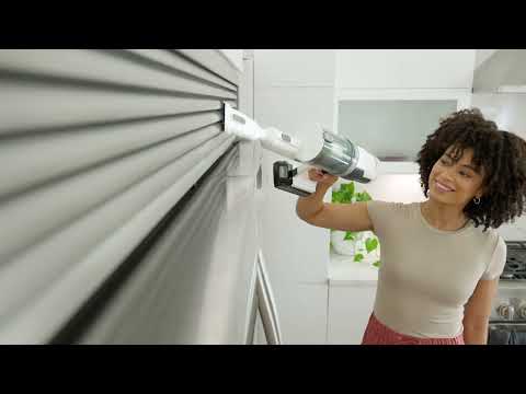 24V Cordless Battery White Deluxe Stick Vacuum w/ 4.0 Ah USB-C Battery & 30-Minute Super Charger