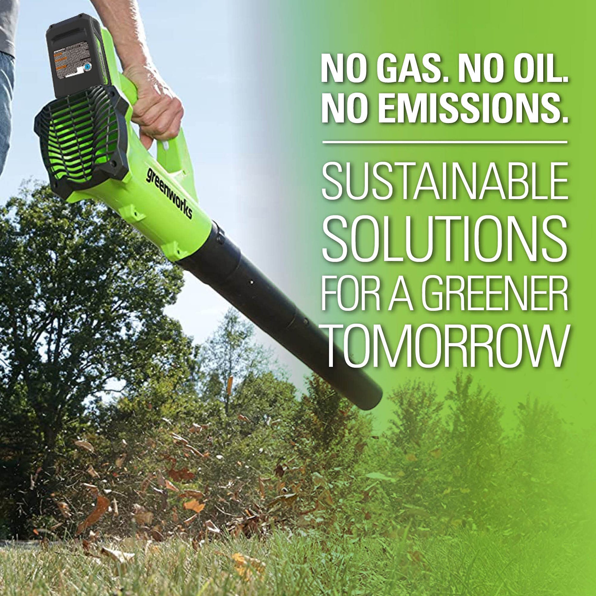 Greenworks 24v 2ah Powerall Brushless Axial Battery Powered Leaf Blower Usb  Battery & Charger Included : Target