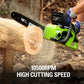40V 16" Cordless Battery Chainsaw w/ 4.0Ah USB Battery & Charger