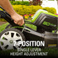 Pro 80V 21" Brushless Push Lawn Mower w/ 4.0Ah Battery & Charger