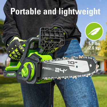24V 10" Cordless Battery Chainsaw (Tool Only)