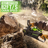 80V 20" 3kW Cordless Battery Chainsaw (Tool Only)