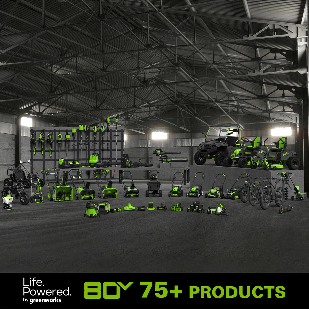 80V 20" 3kW Cordless Battery Chainsaw (Tool Only)