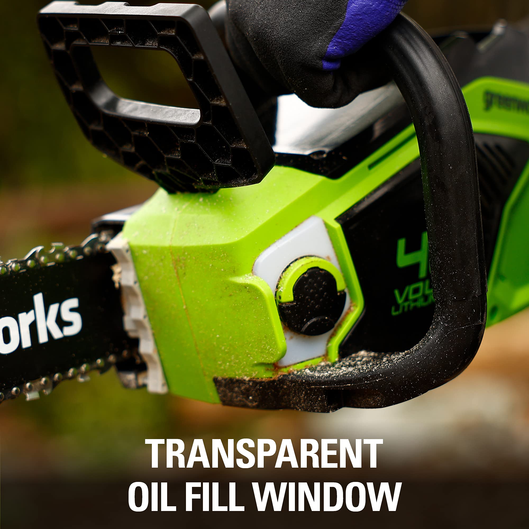 40V 14" 1.5kW Cordless BatteryBrushless Chainsaw (Tool Only)