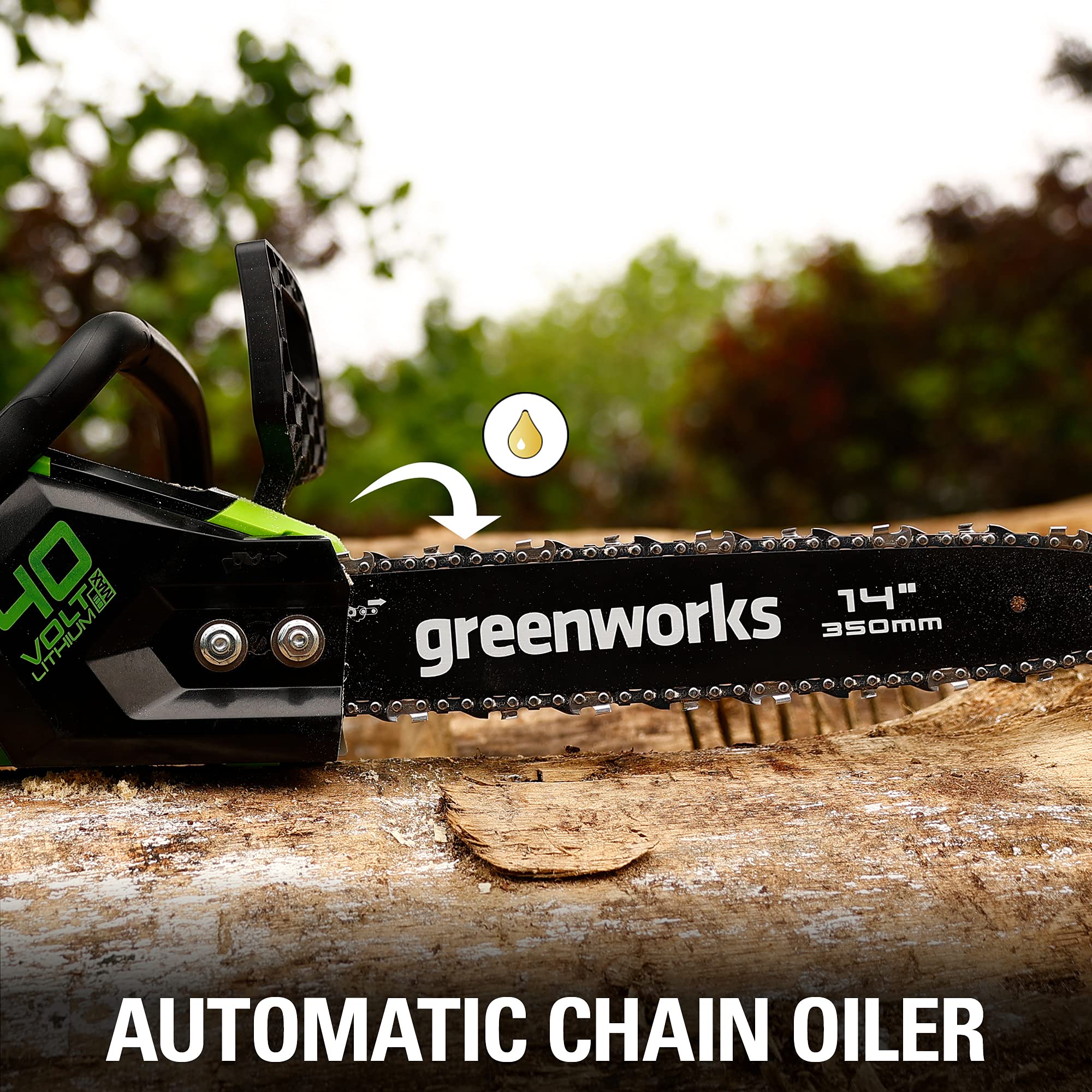 40V 14" 1.5kW Cordless BatteryBrushless Chainsaw (Tool Only)