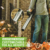 80V 610 CFM Cordless Battery Backpack Blower w/5Ah Battery and Rapid Charger