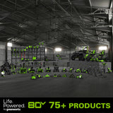 80V 610 CFM Cordless Battery Backpack Blower w/5Ah Battery and Rapid Charger