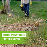 80V 21" Cordless Battery Brushless 3-in-1 Push Mower & 500CFM Axial Leaf Blower w/(2) 2.0Ah Batteries and Rapid Charger