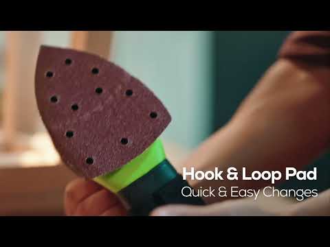 24V Cordless Battery Corner Finishing Sander (Tool Only)