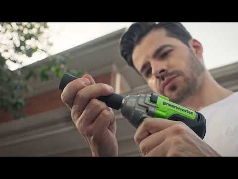 Greenworks 24V Cordless Battery Brushless SDS 2J Heavy Duty Rotary Hammer Drill w/ (1) 4 Ah USB Battery and Charger