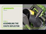 Chute Deflector for Greenworks 20" Snow Blowers
