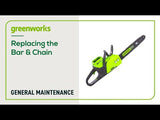 18" Replacement Chainsaw Chain w/ 0.325" Pitch, .050" Chain Gauge & 72 DL