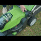 40V 17" Cordless Battery Push Lawn Mower w/ 4.0Ah Battery & Charger