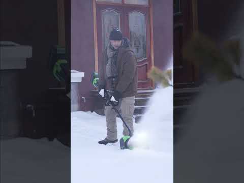 40V 12" Cordless Battery LED Snow Shovel w/ 4.0Ah Battery & Charger