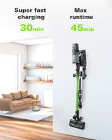 24V Cordless Green Stick Vacuum 3-in-1 Bundle w/ Two (2) 4.0Ah Batteries & Charging Stand