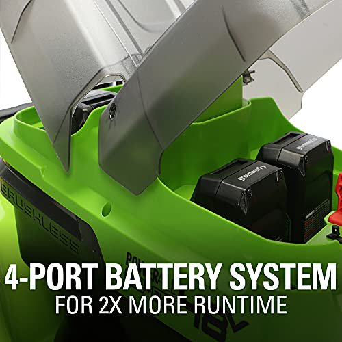 48V (2x24V) 20" Cordless Battery Push Mower w/ (2) 4.0Ah Batteries & Charger