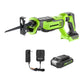 24V Cordless Battery Reciprocating Saw w/ 2.0Ah Battery & Charger