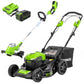 40V 21" Cordless Battery SP Mower & 13" String Trimmer Combo Kit w/ 5.0Ah Battery & Charger