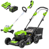 40V 21" Cordless Battery SP Mower and 13" String Trimmer Combo Kit: 5.0 Ah Battery and Charger