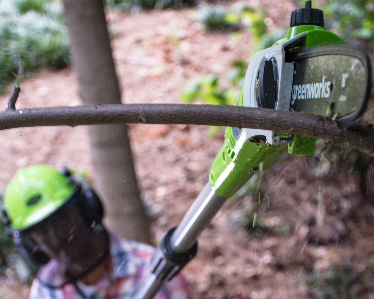 24V 8-Inch Cordless Pole Saw (Tool Only) | Greenworks
