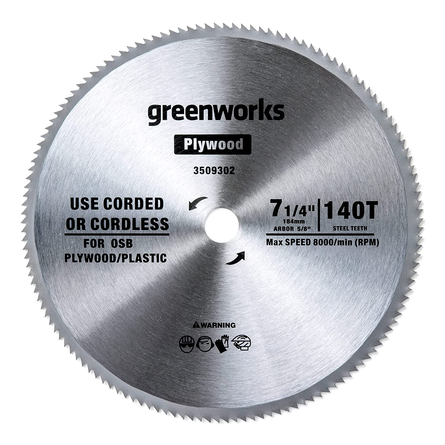 Greenworks 24V 7-1/4 " 140T Circular Saw Blades