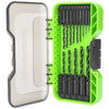 14 Piece Black Oxide Drilling Bit Set