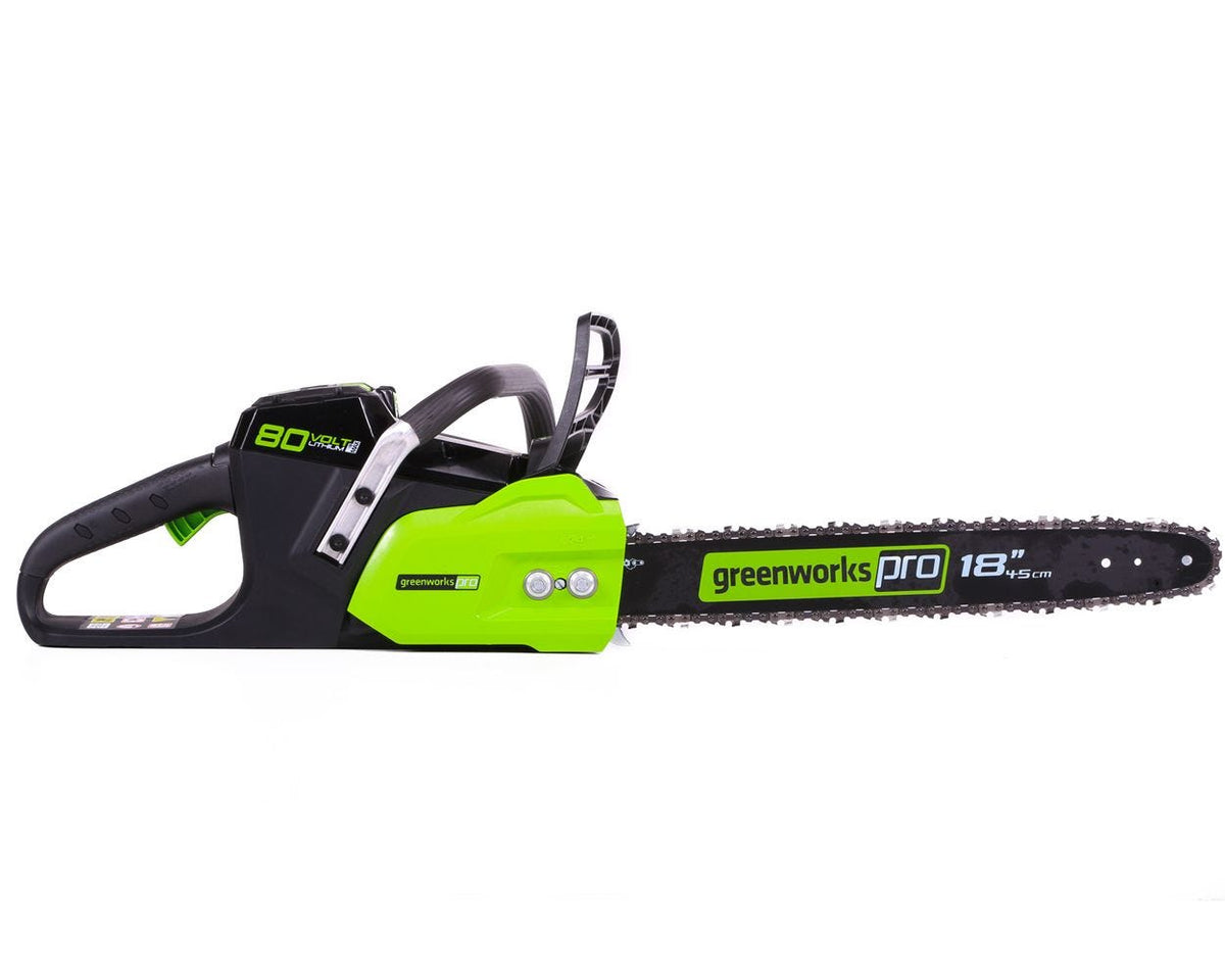 80V 18-inch Cordless Chainsaw | Greenworks Pro