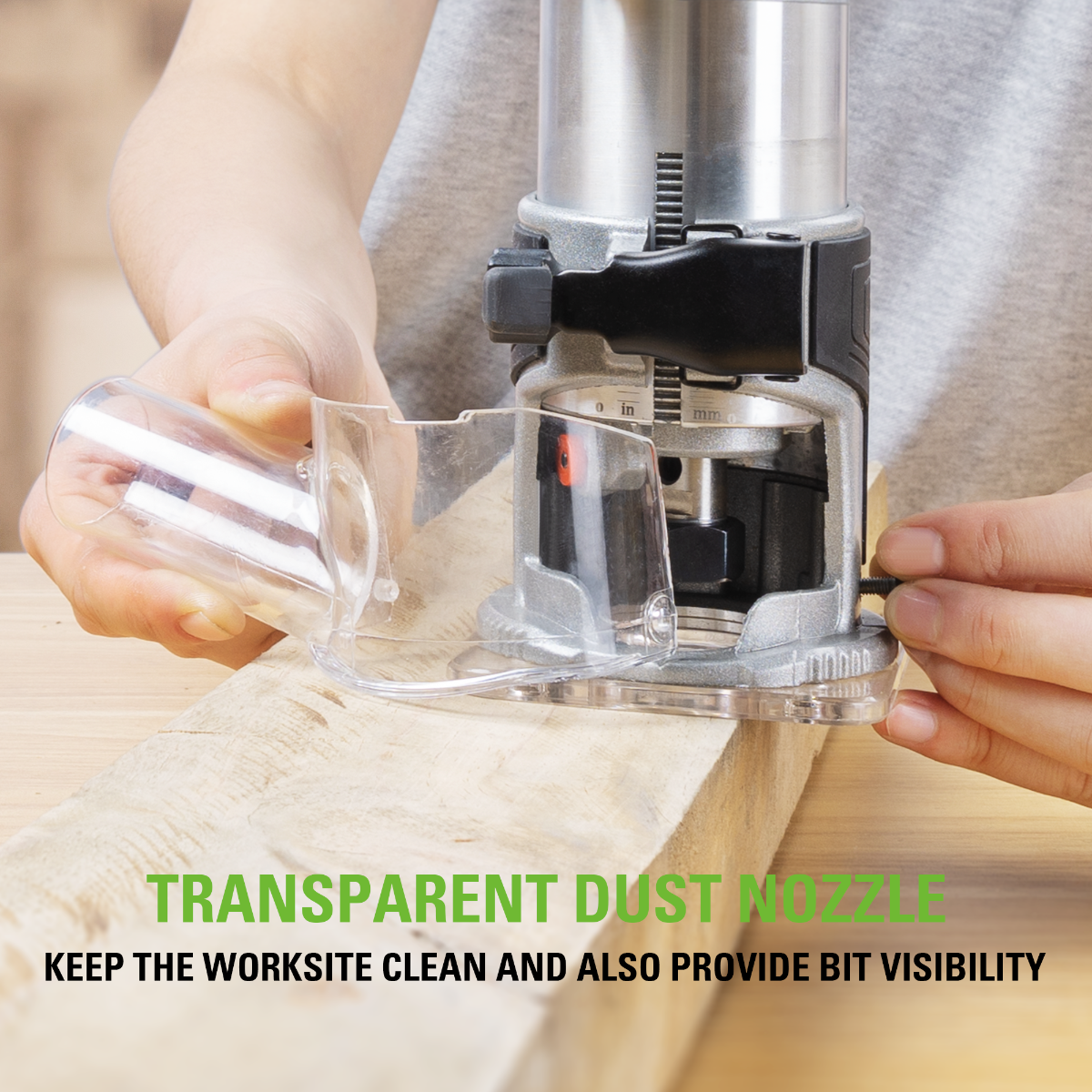 24V Cordless Battery Compact Router (Tool Only)