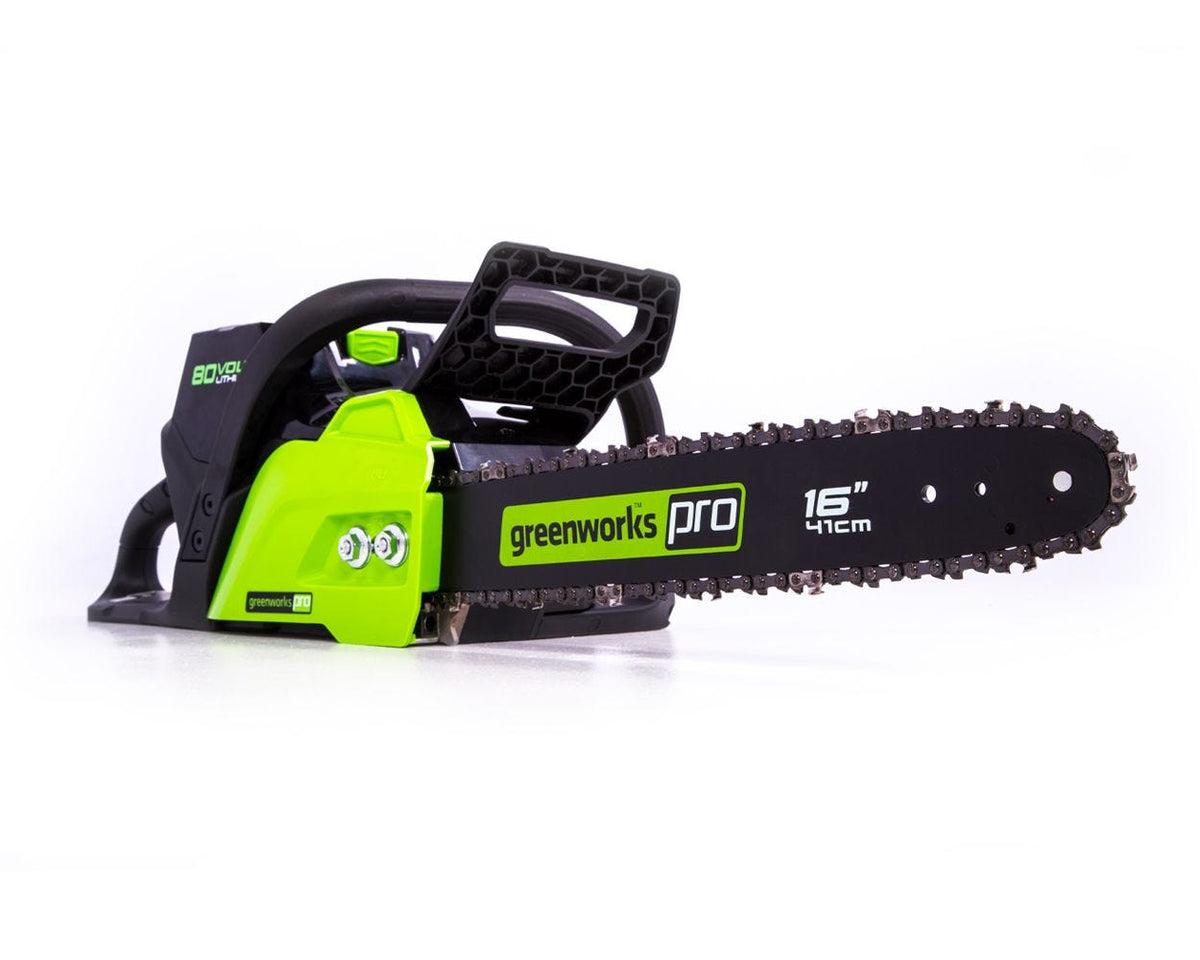 80V 16-inch Brushless Chainsaw (Tool Only) | Greenworks Pro