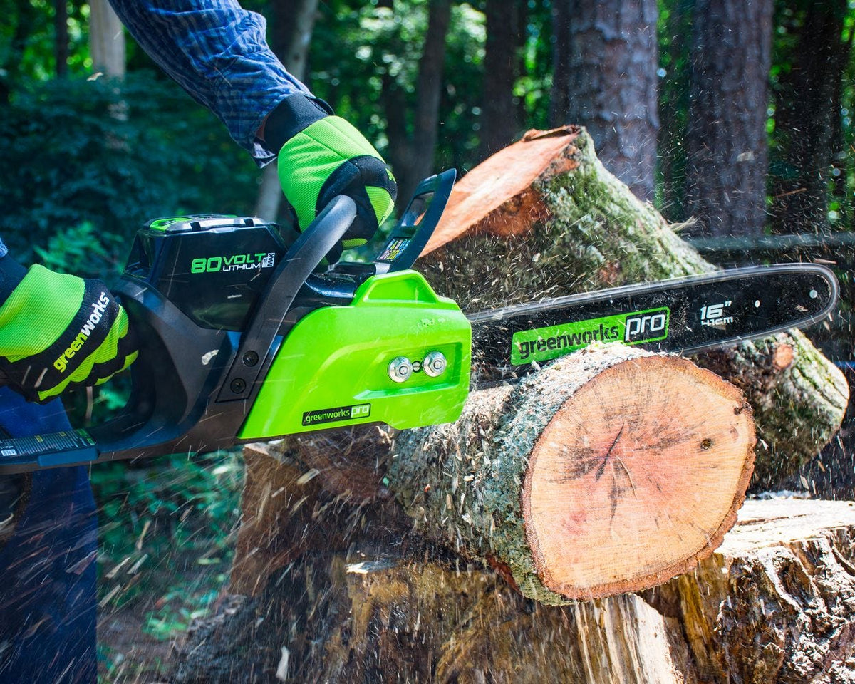 80V 16-inch Brushless Chainsaw (Tool Only) | Greenworks Pro