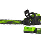 80V 16" Cordless Battery Chainsaw w/ 2.5 Ah Battery & Charger