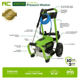 OPEN BOX 2300 PSI 1.2-GPM Cold Water Electric Pressure Washer
