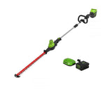 60V 20" Cordless Battery Pole Hedge Trimmer & 610 CFM Leaf Blower Combo Kit w/ 2.0Ah & 2.5Ah Battery & (2) Chargers