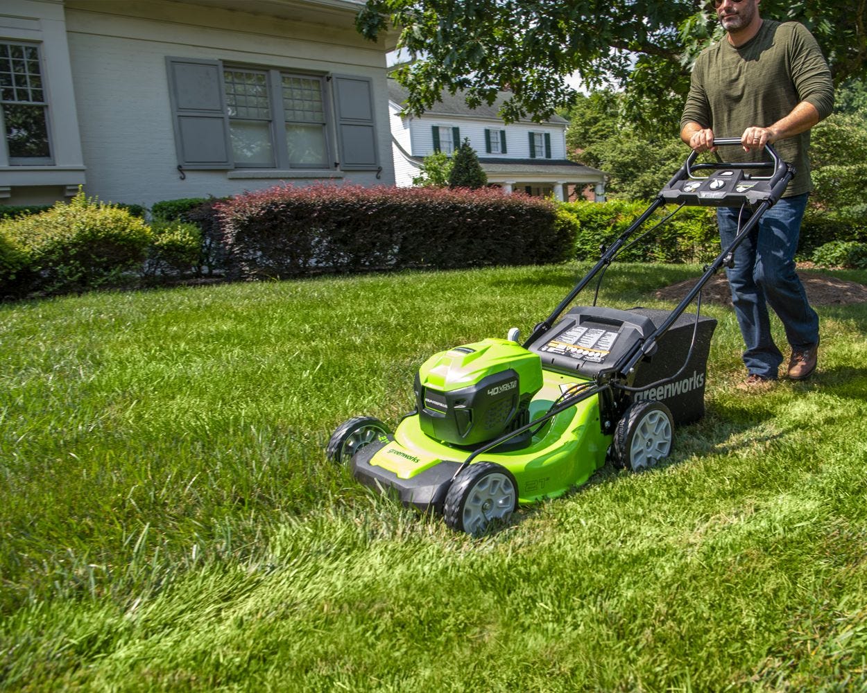 40V 21-Inch Cordless Self-Propelled Lawn Mower