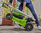 48V (24V x 2) 21" Cordless Battery Self-Propelled Lawn Mower w/ (4) 4.0Ah USB Batteries & (2) Dual Port Chargers