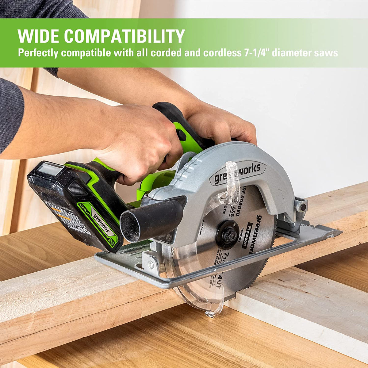 Greenworks 24V 7-1/4 " 140T Circular Saw Blades