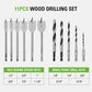 11 Piece Wood Drilling Set