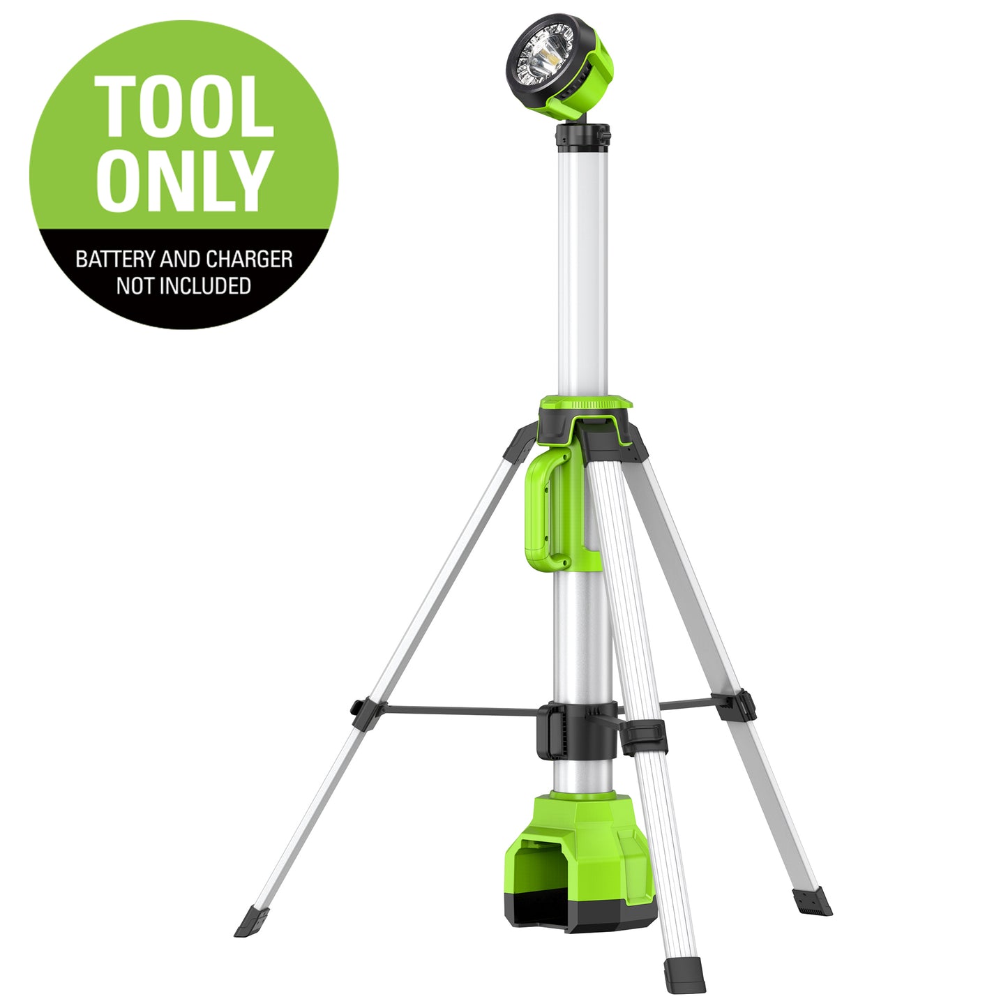 greenworkstools-24V Cordless Battery 2-in-1 Standing Light (Tool Only)