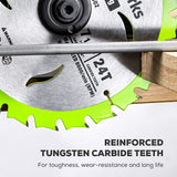 Greenworks 24V 7-1/4 " 24T Circular Saw Blades，3pc