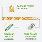 22 Piece Titanium Drilling Bit Set