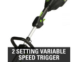 60V 16" Cordless Battery String Trimmer (Attachment Capable)and 10" Cultivator Attachment Combo Kit: 4.0 Ah Battery and Charger