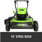 60V 19-Inch Cordless Lawn Mower | Greenworks Pro