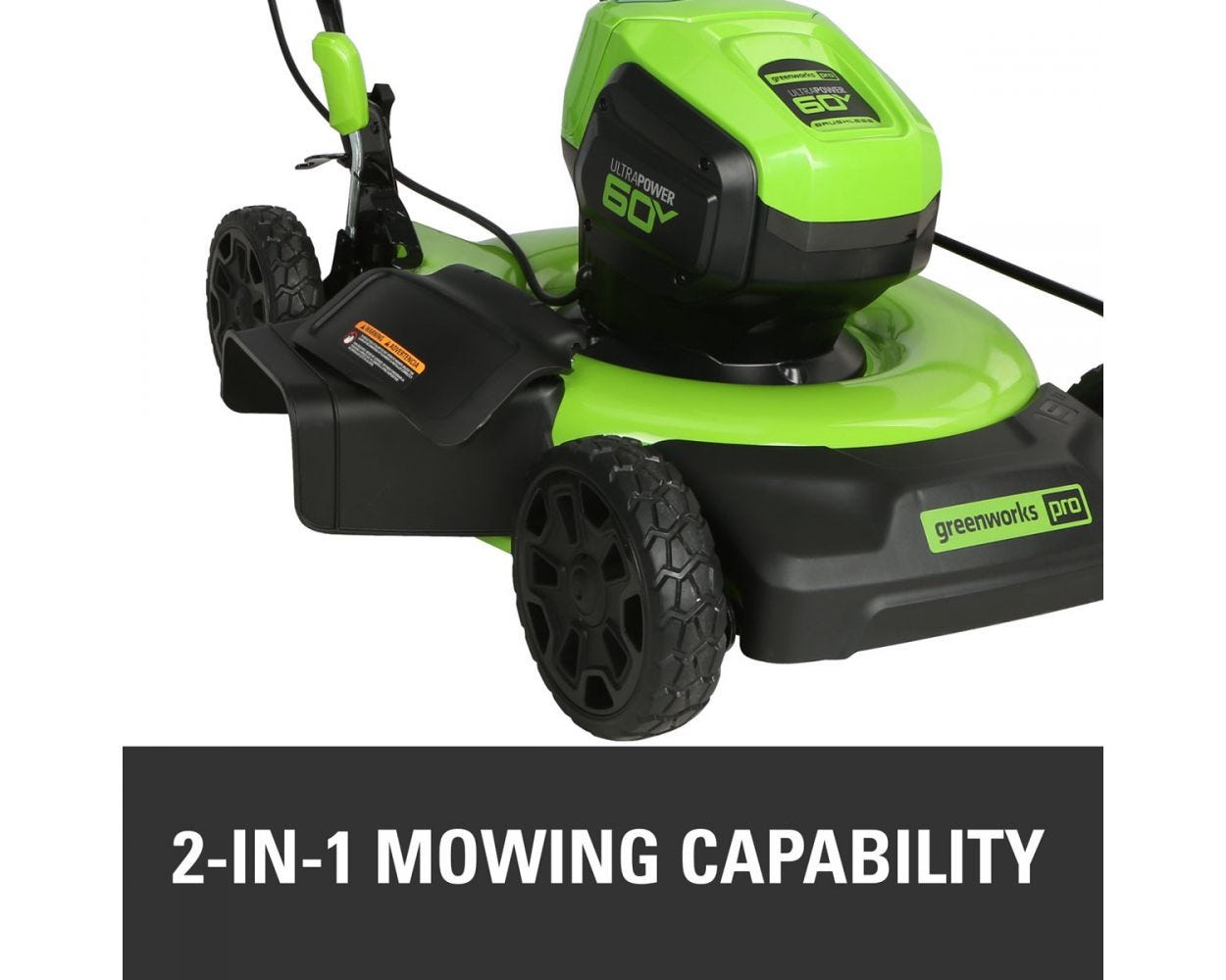 60V 19" Cordless Battery Push Lawn Mower w/ 5.0Ah Battery & Charger