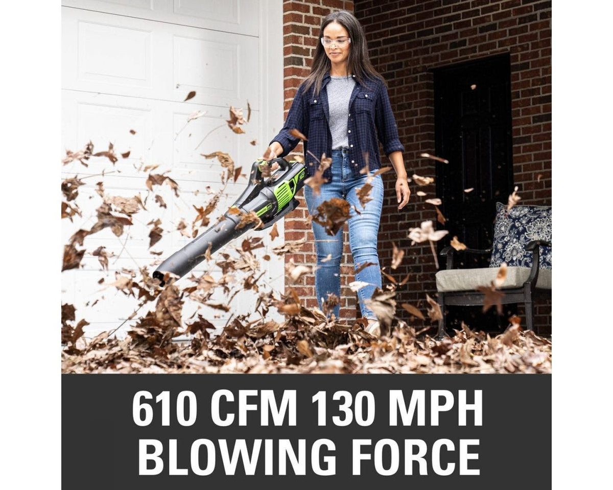60V 20" Cordless Battery Pole Hedge Trimmer & 610 CFM Leaf Blower Combo Kit w/ 2.0Ah & 2.5Ah Battery & (2) Chargers