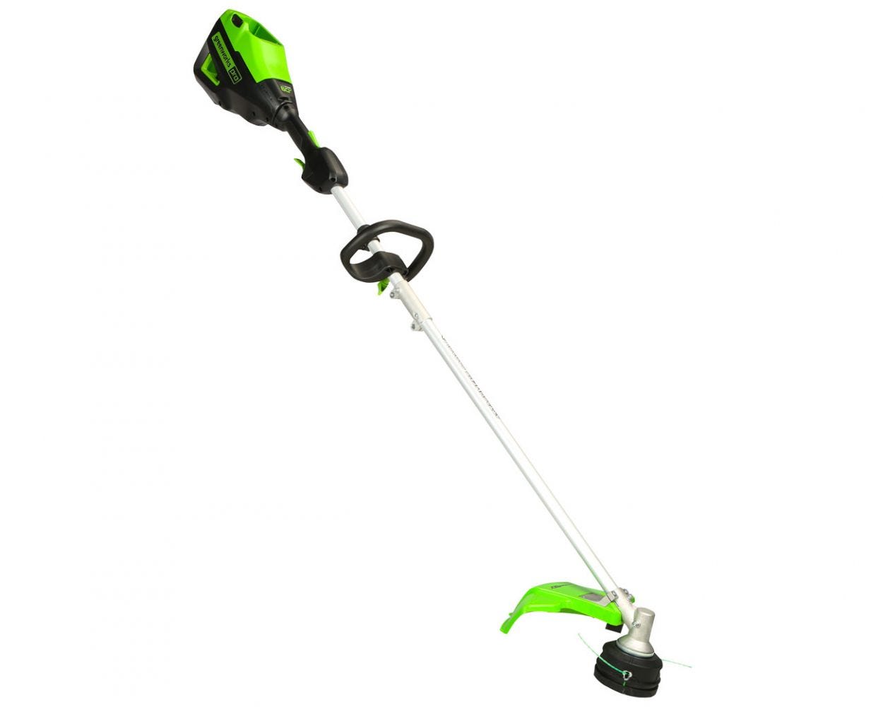 60V 16" Cordless Battery String Trimmer (Attachment Capable) & 10" Polesaw Attachment Combo Kit w/ 4.0 Ah Battery & Charger