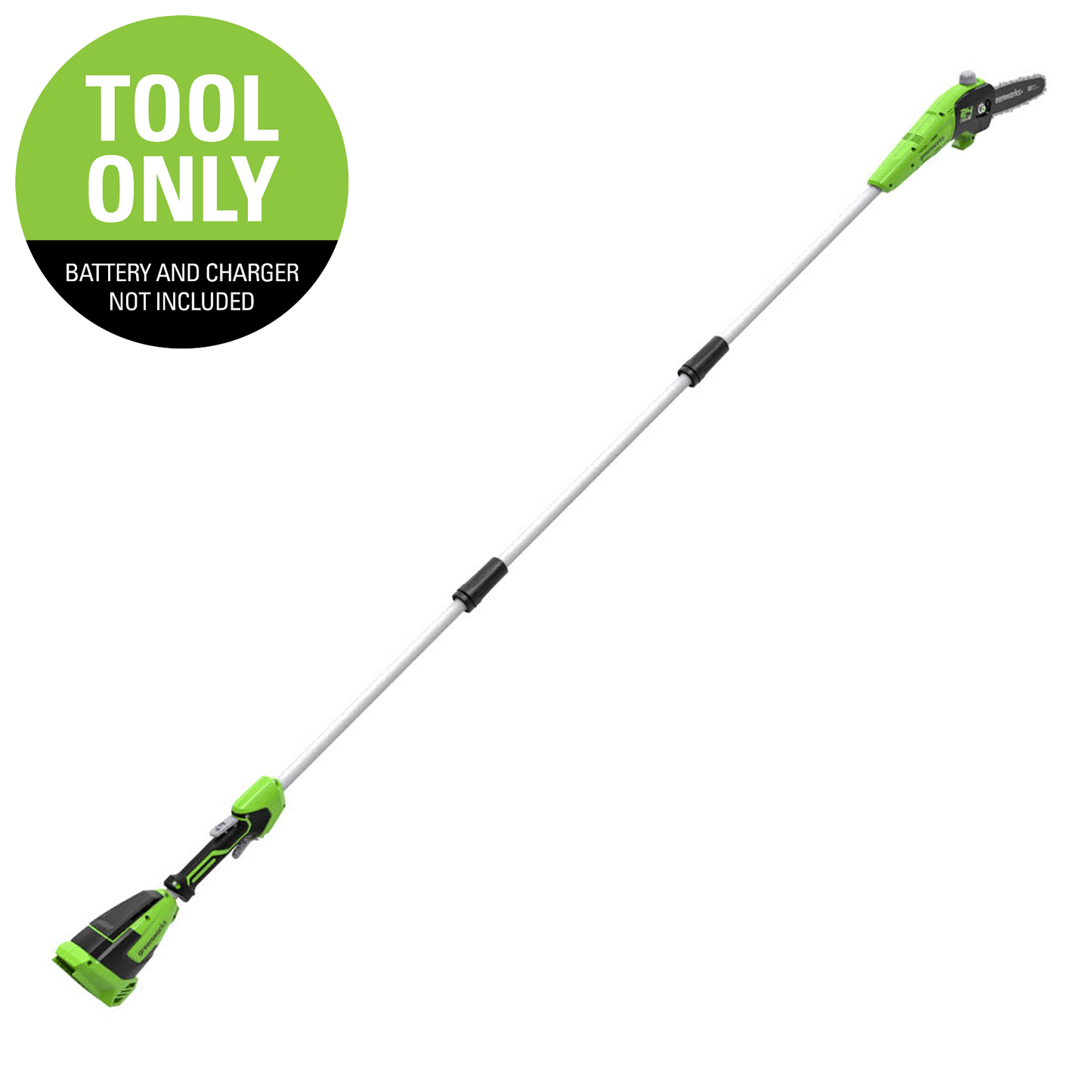 24V 8" Cordless Battery Pole Saw (Tool Only)
