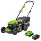 40V 20" Cordless Battery Push Lawn Mower w/ 4.0Ah Battery & Charger
